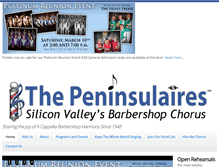 Tablet Screenshot of barbershop-harmony.org